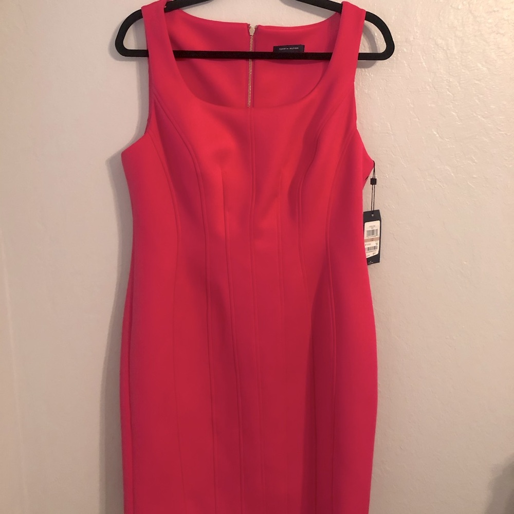 Tommy Hilfiger Pink Sheath Dress